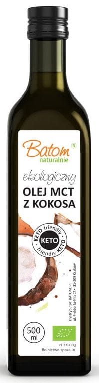 Produkt BATOM (oleje, soki, sole kąpielowe) OLEJ KOKOSOWY MCT KETO BIO 500 ml - BATOM 5907709954632