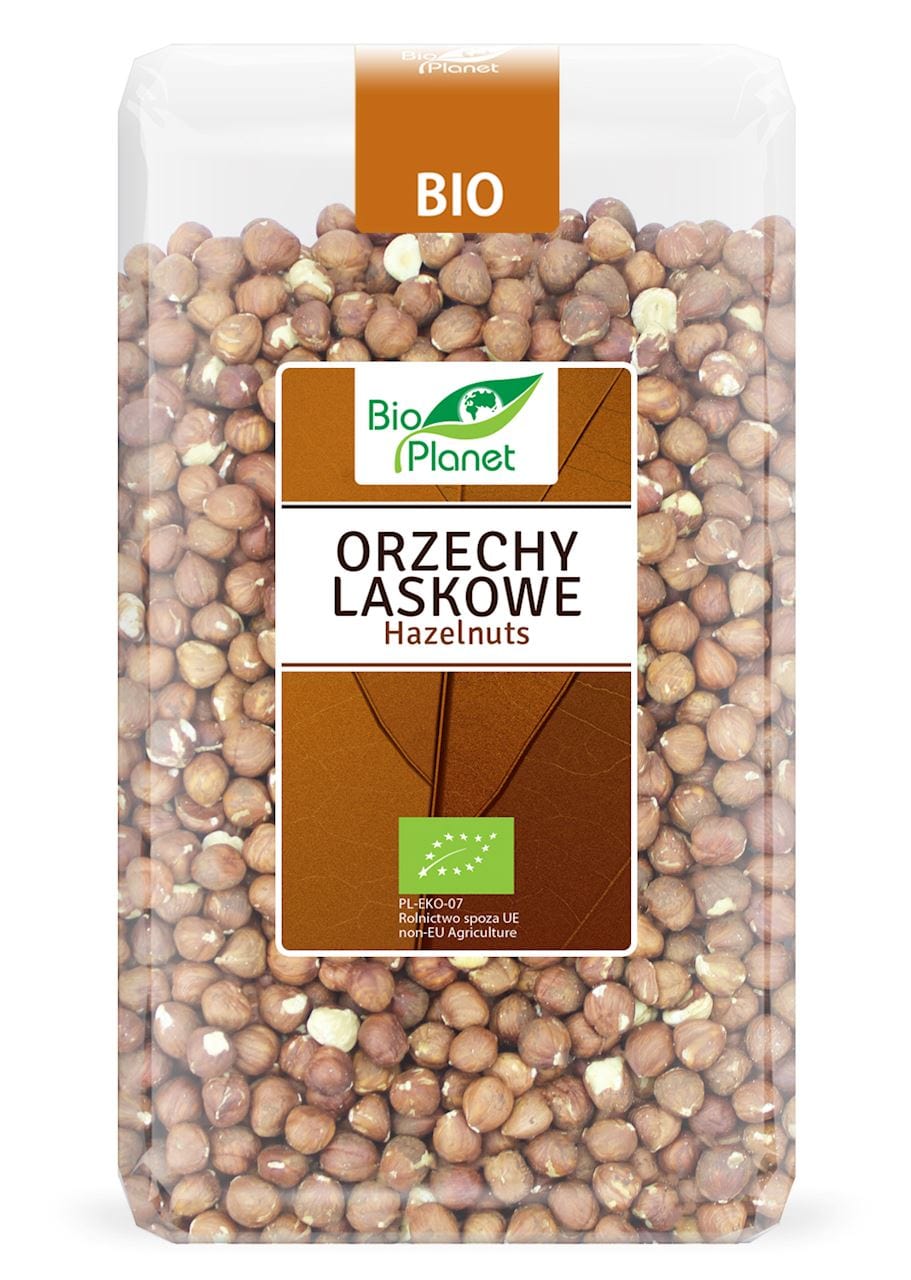 Produkt BIO PLANET - seria BRĄZOWA (orzechy i pestki) ORZECHY LASKOWE BIO 1 kg - BIO PLANET 5902605415355