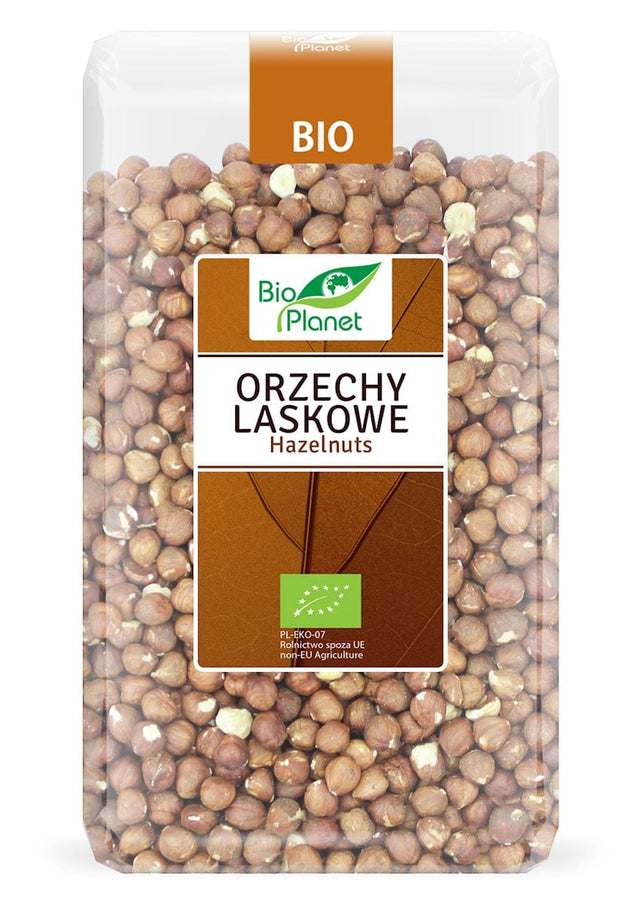 Produkt BIO PLANET - seria BRĄZOWA (orzechy i pestki) ORZECHY LASKOWE BIO 1 kg - BIO PLANET 5902605415355