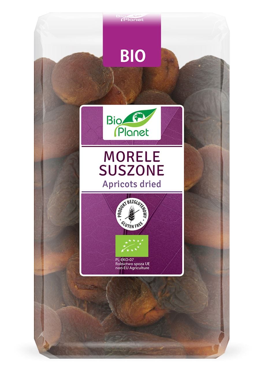 Produkt BIO PLANET Owoce suszone Morele suszone BEZGLUTENOWE BIO 1 kg - BIO PLANET 046865