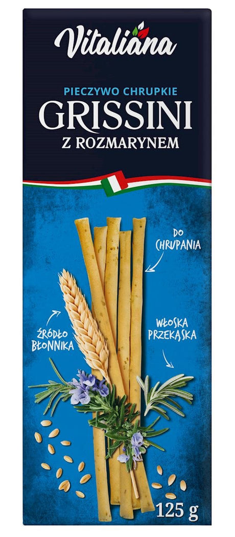 Produkt VITALIANA PALUSZKI GRISSINI Z ROZMARYNEM 125 g - VITALIANA 5902367404864