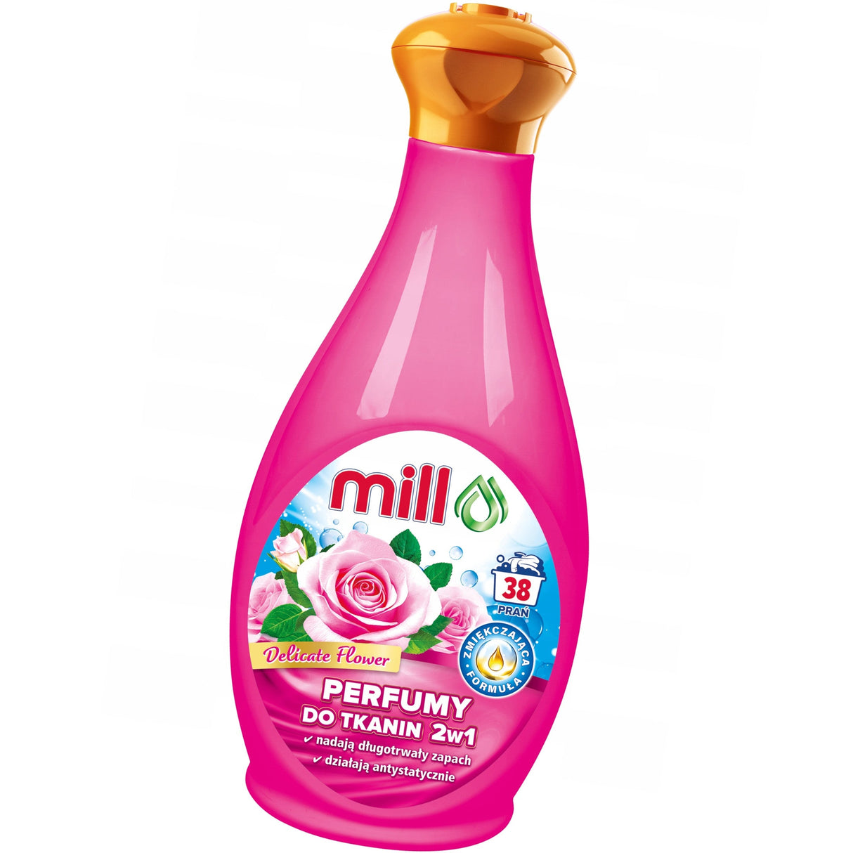 Produkt mill Perfumy do prania Perfumy do tkanin MILL Delicate Flower 2w1 38 prań 760ml 004393