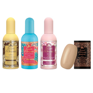 Produkt TESORI D'ORIENTE Perfumy i Woda Toaletowa Woda toaletowa TESORI D'ORIENTE Mix 3x 100 ml + Mydło Gratis Z00990