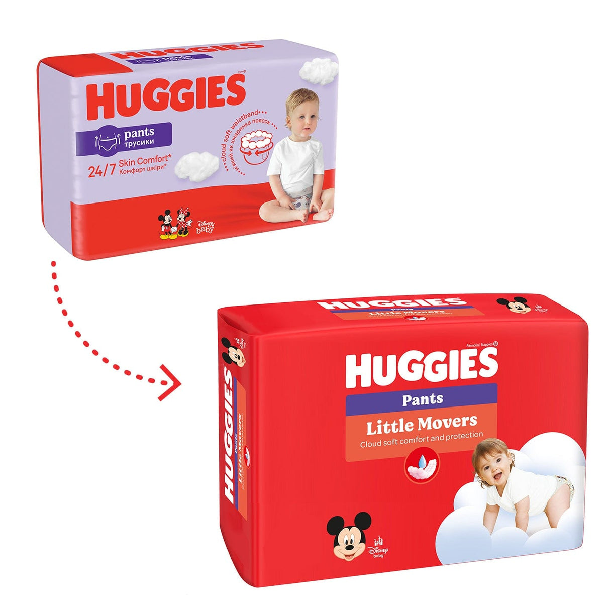 Produkt HUGGIES Pieluchomajtki HUGGIES Little Movers rozmiar 5 (12-17kg) 34szt 002722