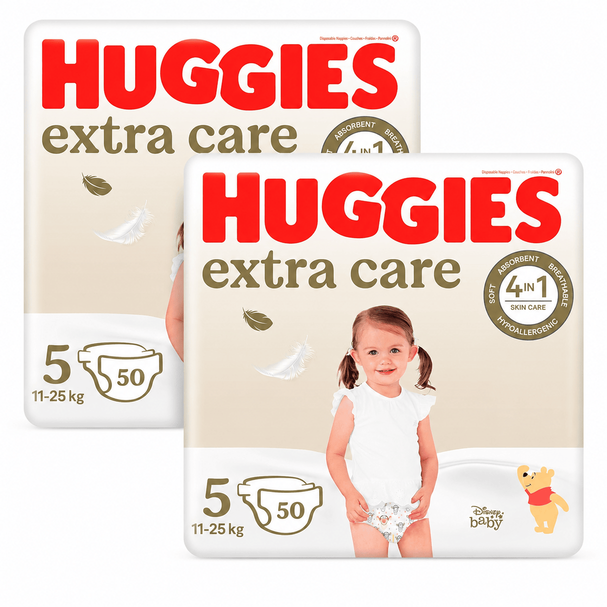 Produkt HUGGIES Pieluchy HUGGIES Extra Care Mega 5 (11-25kg) 100szt K_038112_2