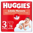 Produkt HUGGIES Pieluchy Pieluchy HUGGIES Little Movers rozmiar 3 (4-9kg) 78 szt 032719