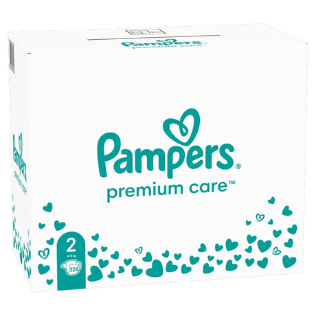 Produkt PAMPERS Pieluchy Pieluchy PAMPERS Premium Care roz 2 (4-8 kg) 224 szt. Paleta 28 opakowań K_037710_28
