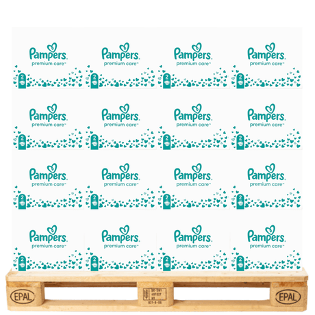 Produkt PAMPERS Pieluchy Pieluchy PAMPERS Premium Care roz 2 (4-8 kg) 224 szt. Paleta 28 opakowań K_037710_28