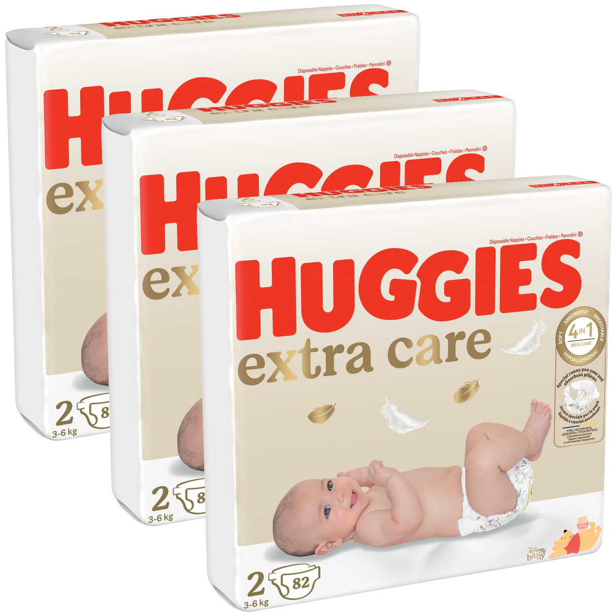 Produkt HUGGIES Pieluszki HUGGIES Extra Care rozmiar 2 (3-6kg) 246 szt K_038107_3