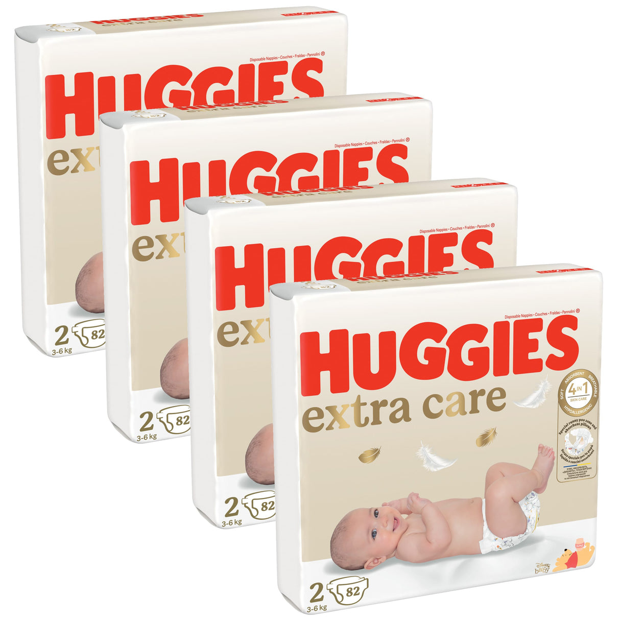 Produkt HUGGIES Pieluszki HUGGIES Extra Care rozmiar 2 (3-6kg) 328 szt K_038107_4