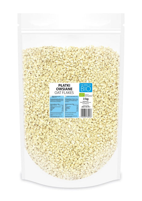 Produkt HORECA BIO - pozostałe PŁATKI OWSIANE BIO 3 kg - HORECA (BIO PLANET) 5902983780076