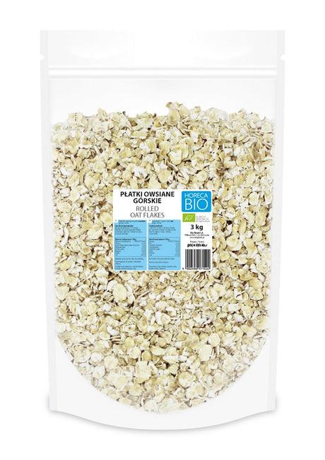 Produkt HORECA BIO - pozostałe PŁATKI OWSIANE GÓRSKIE BIO 3 kg - HORECA (BIO PLANET) 5902596171544