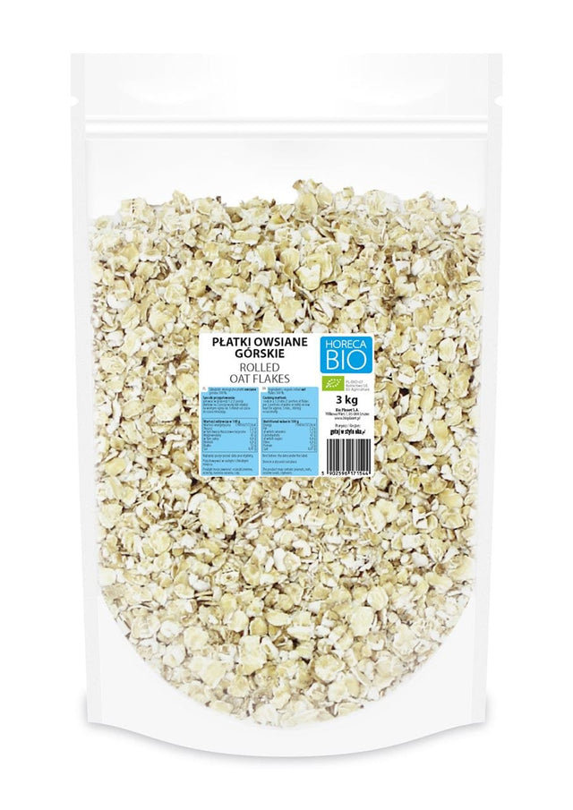 Produkt HORECA BIO - pozostałe PŁATKI OWSIANE GÓRSKIE BIO 3 kg - HORECA (BIO PLANET) 5902596171544