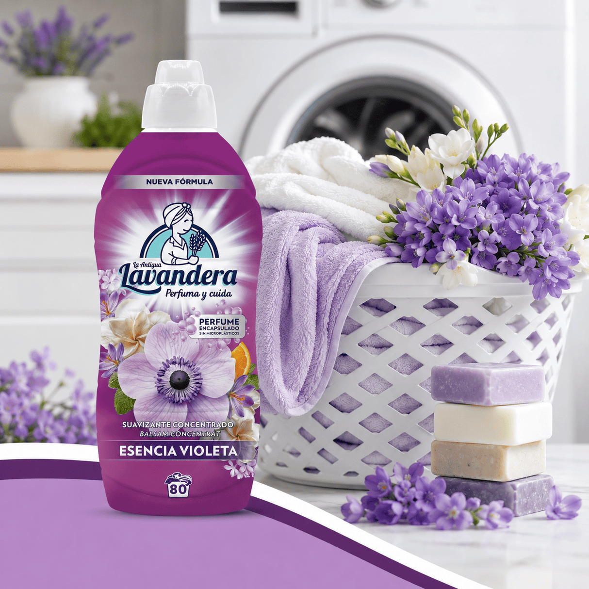 Produkt LAVANDERA Płyn do Płukania LAVANDERA Violet Esencia Violeta 80 Prań 1,76l 005627