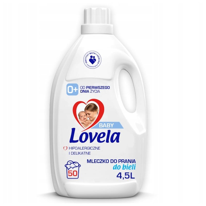 Produkt LOVELA Płyn do prania 2x Płyn do prania białego LOVELA Baby Mleczko dla dzieci 50 prań 4,5L K_003221_2