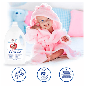 Produkt LOVELA Płyn do prania 2x Płyn do prania białego LOVELA Baby Mleczko dla dzieci 50 prań 4,5L K_003221_2