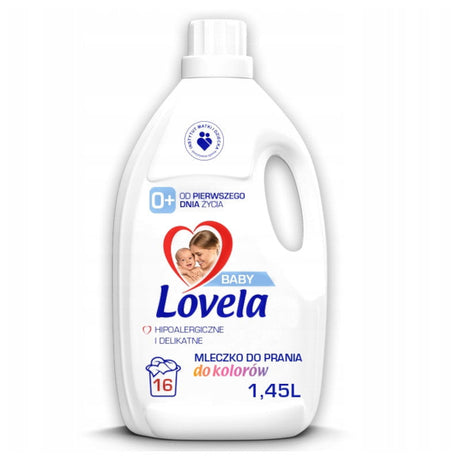 Produkt LOVELA Płyn do prania kolorów LOVELA Baby Mleczko dla dzieci 16 prań 1,45l 003215