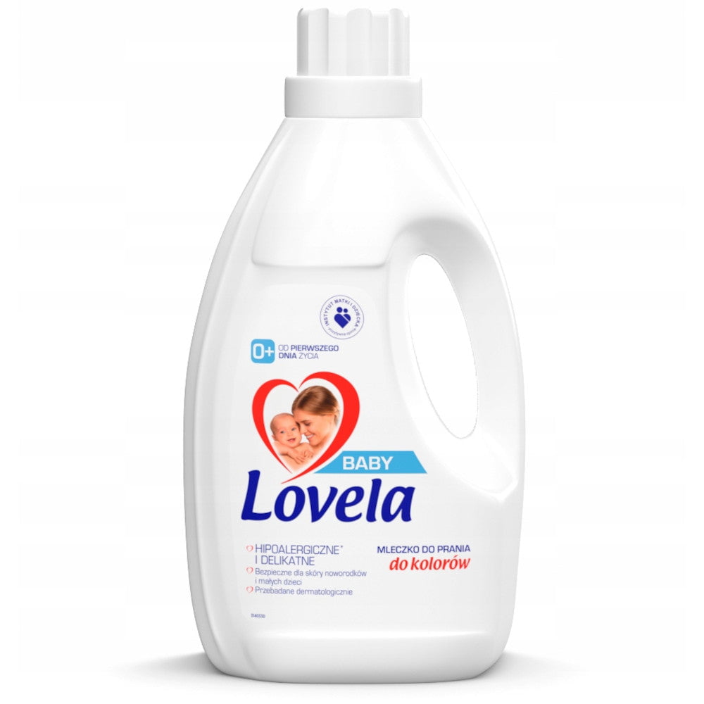 Produkt LOVELA Płyn do prania kolorów LOVELA Baby Mleczko dla dzieci 16 prań 1,45l 003215