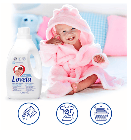 Produkt LOVELA Płyn do prania Mleczko Płyn do prania białego LOVELA Baby dla dzieci 16 prań 1,45L 003216