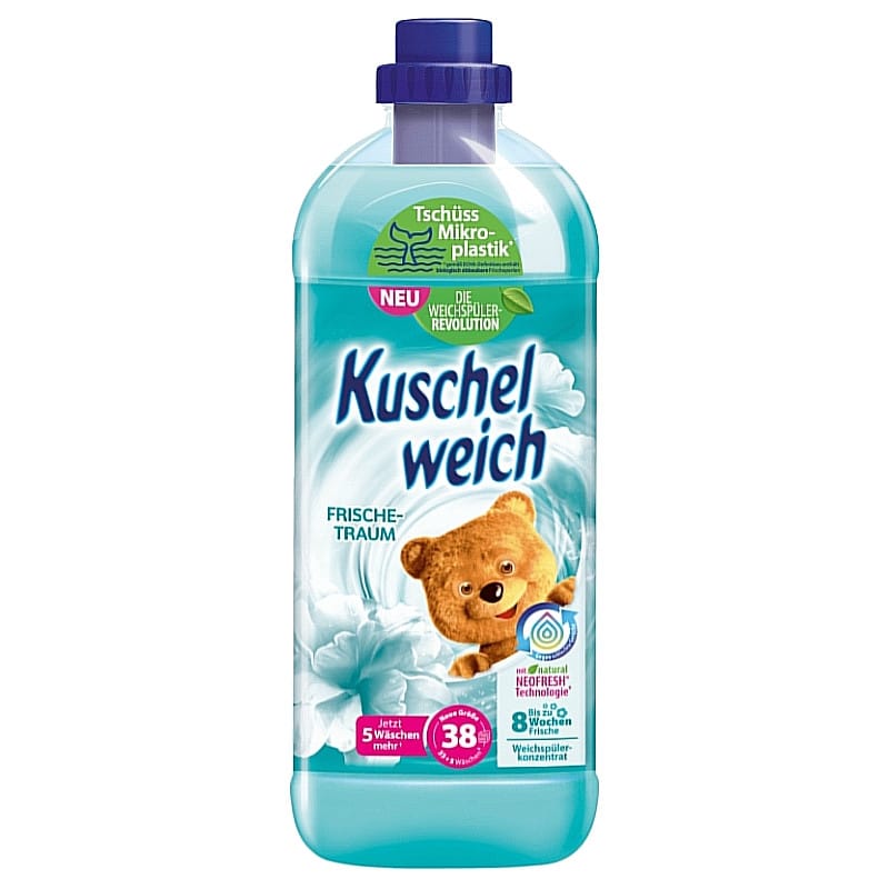 Produkt KUSCHELWEICH Płyn do prania Płyn do płukania KUSCHELWEICH Zestaw mix 5x 1l (5x 38 prań) Z00947