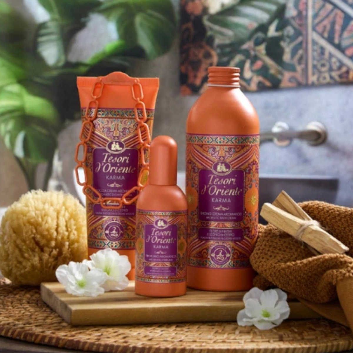 Produkt TESORI D'ORIENTE Płyny do kąpieli Płyn do kąpieli TESORI D'Oriente Karma Ritual 500ml 053124