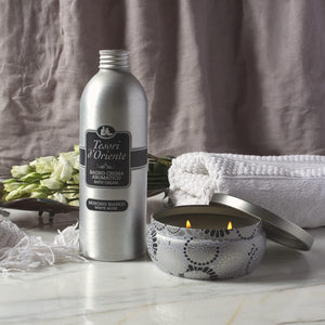 Produkt TESORI D'ORIENTE Płyny do kąpieli Płyn do kąpieli TESORI D'Oriente Muschio Bianco 500ml 053126