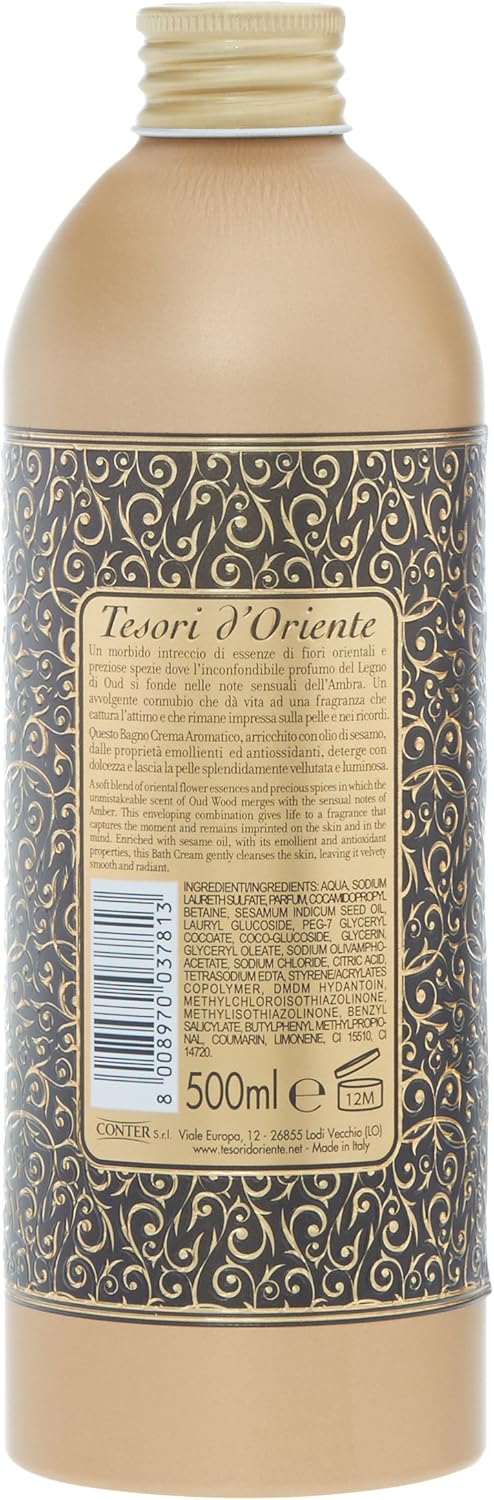 Produkt TESORI D'ORIENTE Płyny do kąpieli Płyn do kąpieli TESORI D'Oriente Royal Oud 500ml 053128