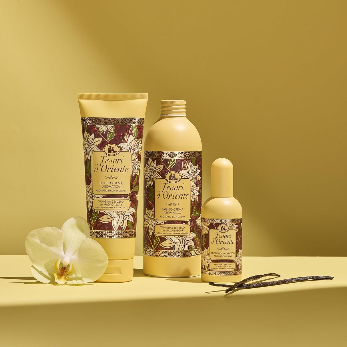 Produkt TESORI D'ORIENTE Płyny do kąpieli Płyn do kąpieli TESORI D'Oriente Vanilia E Zenzero 500ml 053131