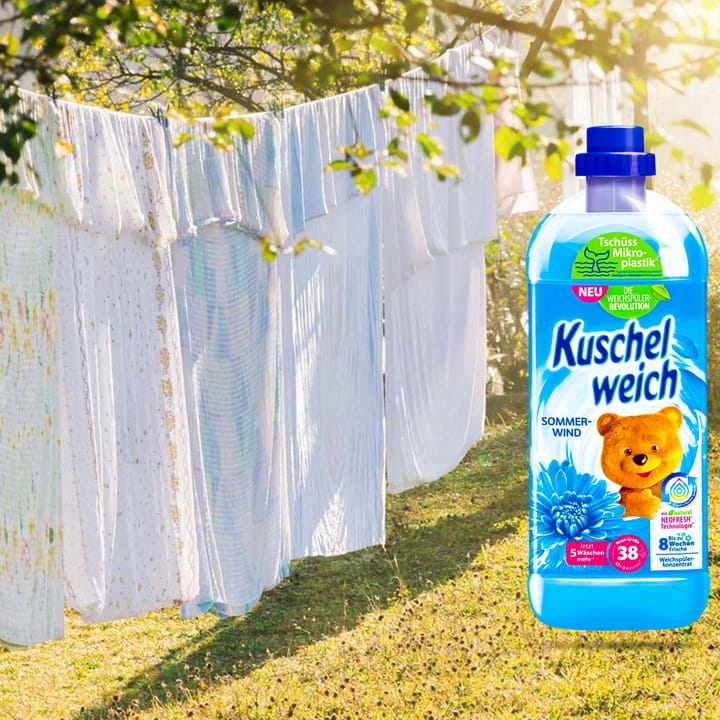 Produkt KUSCHELWEICH Płyny do płukania Płyn do płukania KUSCHELWEICH Zestaw mix 7x 1l (7x 38 prań) Z00948