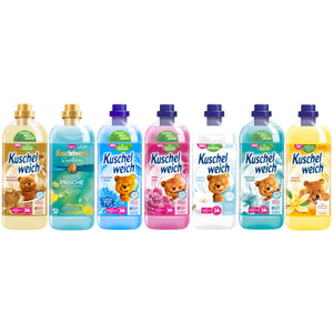 Produkt KUSCHELWEICH Płyny do płukania Płyn do płukania KUSCHELWEICH Zestaw mix 7x 1l (7x 38 prań) Z00948