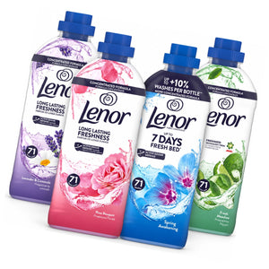Produkt LENOR Płyny do płukania Płyn do płukania Lenor Mix Rose Bouquet, Lavender. Fresh Meadow, Spring Awakening 4x 1,491l Z10071