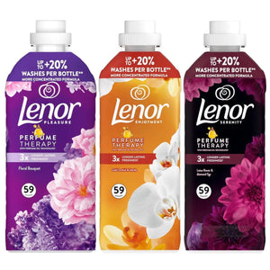Produkt LENOR Płyny do płukania Płyn do płukania LENOR Mix zapachów 59 Prań 3x 1,239l Z00982