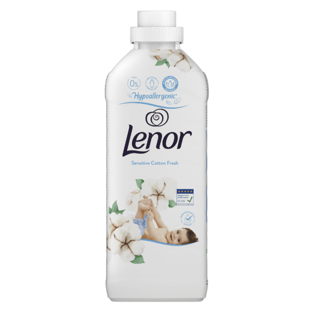 Produkt LENOR Płyny do płukania Płyn do płukania LENOR Sensitive Cotton Fresh 925ml 003015