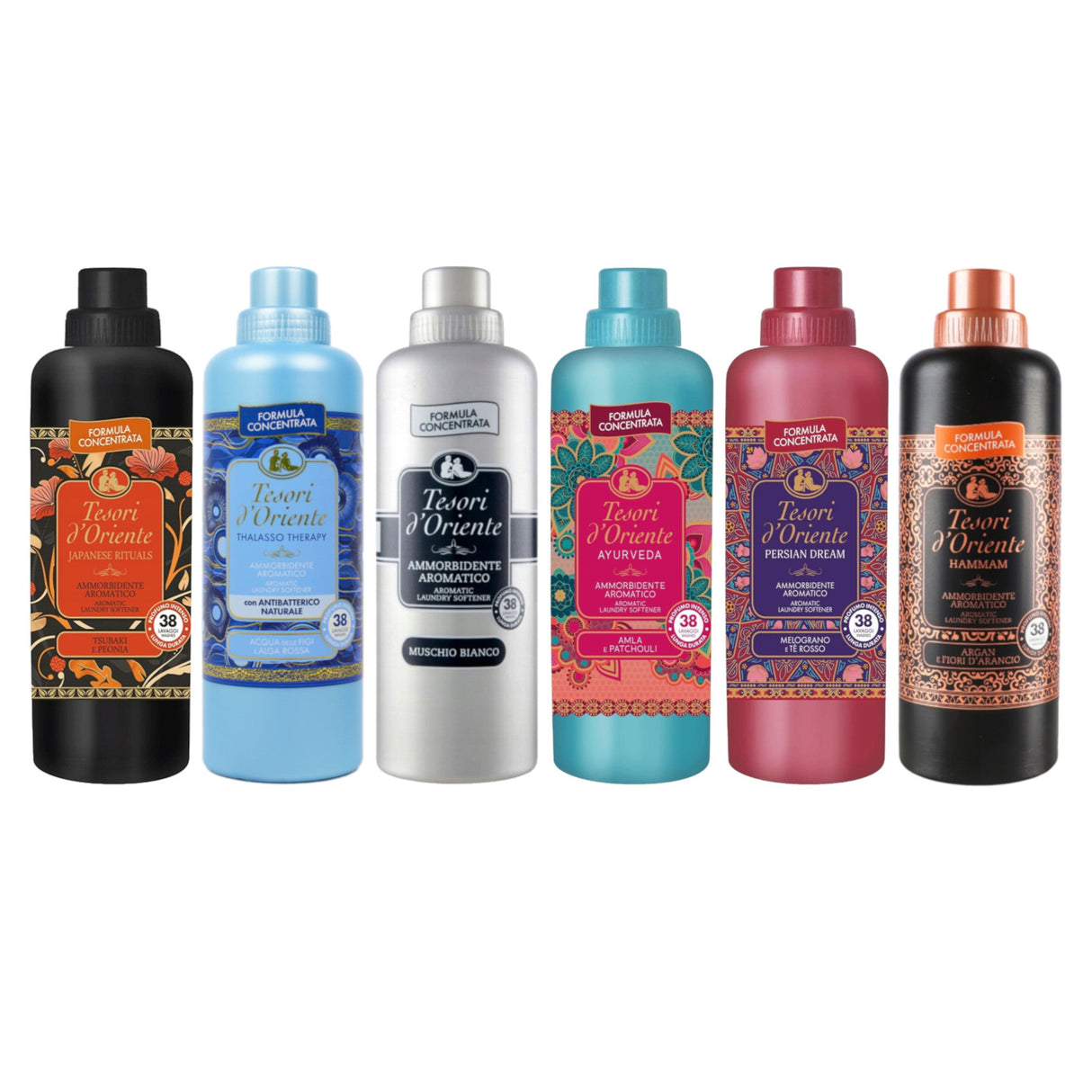 Produkt TESORI D'ORIENTE Płyny do płukania Płyn do płukania TESORI D'ORIENTE Mix 6x 760ml Z00626