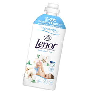 Produkt LENOR Płyny do płukania Płyn do płukania tkanin LENOR Sensitive Hipoalergiczny 59 prań 1,239l 006323