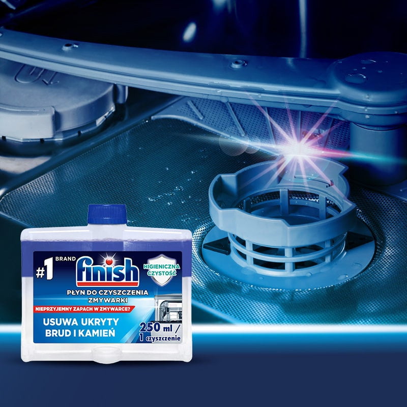 Produkt FINISH płyny do zmywarki Płyn do czyszczenia zmywarki FINISH Duo Regular Cleaner 2x250ml 021240