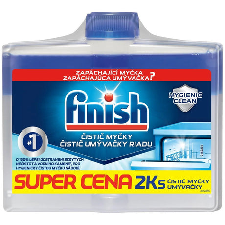 Produkt FINISH płyny do zmywarki Płyn do czyszczenia zmywarki FINISH Duo Regular Cleaner 2x250ml 021240