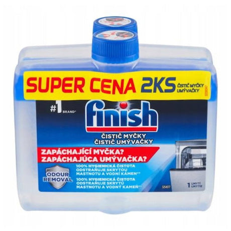 Produkt FINISH płyny do zmywarki Płyn do czyszczenia zmywarki FINISH Duo Regular Cleaner 2x250ml 021240