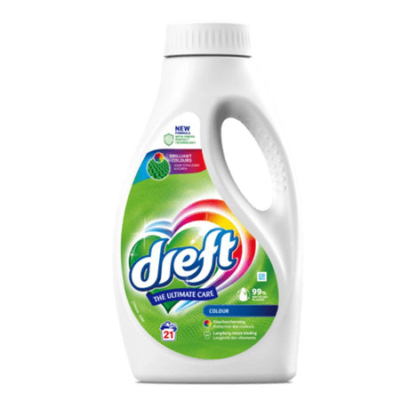 Produkt DREFT Płyny i żele do prania Płyn do prania DREFT Color Ultimate Care do koloru 21 prań 945ml 004160
