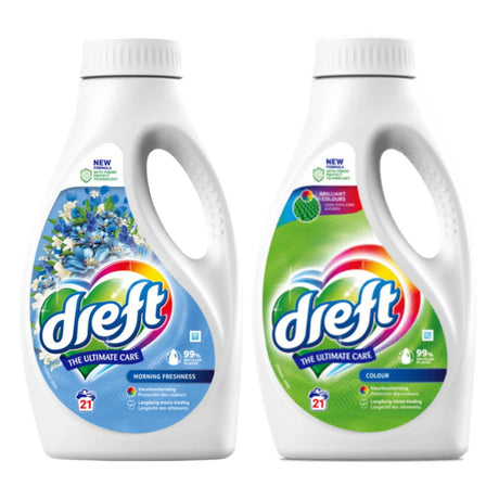 Produkt DREFT Płyny i żele do prania Płyn do prania DREFT Mix zapachów do koloru 21 prań 2x 945ml Z00974