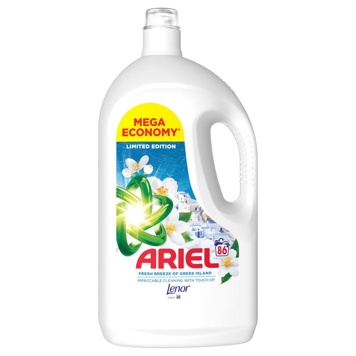 Produkt ARIEL Płyny i żele do prania Żel do prania ARIEL Fresh Breeze of Greek Island 86 Prań 3,87l 004419
