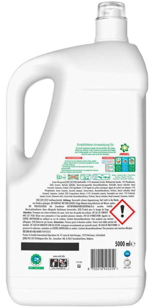 Produkt ARIEL Płyny i żele do prania Żel do prania ARIEL Universal+ Touch Of Lenor Unstoppables 100 prań 5l 004499