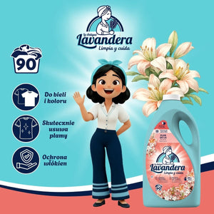 Produkt LAVANDERA Płyny i żele do prania Żel do prania LAVANDERA Flor de Lis Lilia 4,5L 003828