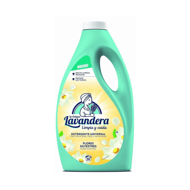 Produkt LAVANDERA Płyny i żele do prania Żel do prania LAVANDERA Flores Silvestres Dzikie kwiaty 50 prań 2,5L 052705
