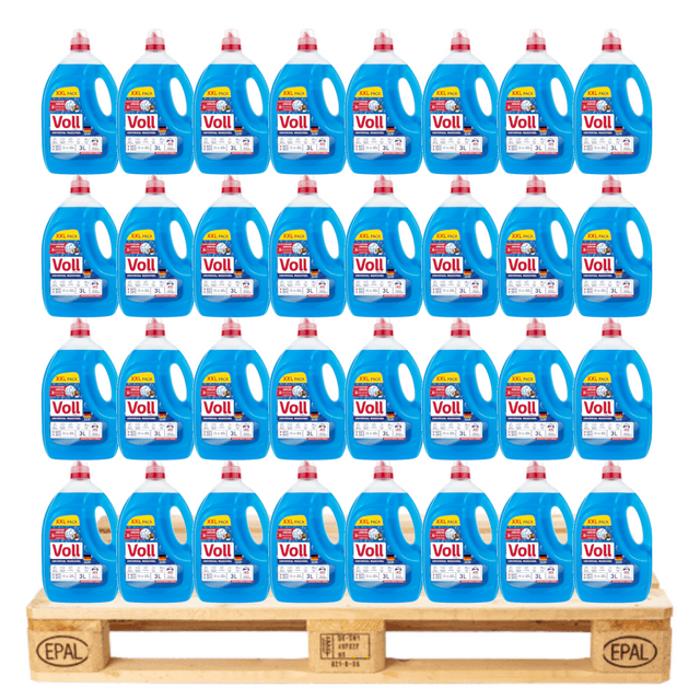 Produkt VOLL Płyny i żele do prania Żel do prania VOLL Universal 40 prań 3 l Paleta 160 sztuk K_037617_160