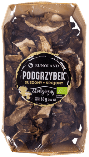 Produkt RUNOLAND (grzyby, zupy, przetwory) PODGRZYBEK SUSZONY BIO 60 g - RUNOLAND 5901641001362