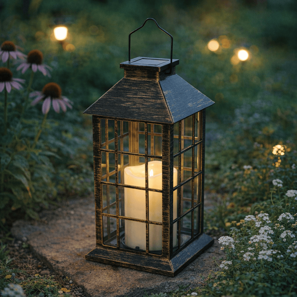 Produkt VOLTENO Pozostałe do domu Lampa solarna ogrodowa VOLTENO Lantern LED patyna ciepłe światło IP44  1 szt 005730