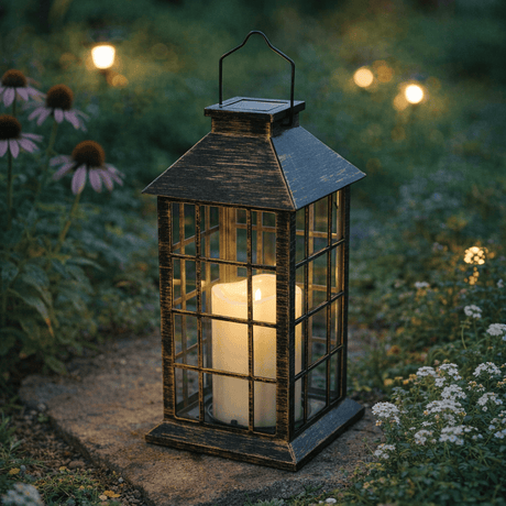 Produkt VOLTENO Pozostałe do domu Lampa solarna ogrodowa VOLTENO Lantern LED patyna ciepłe światło IP44  1 szt 005730