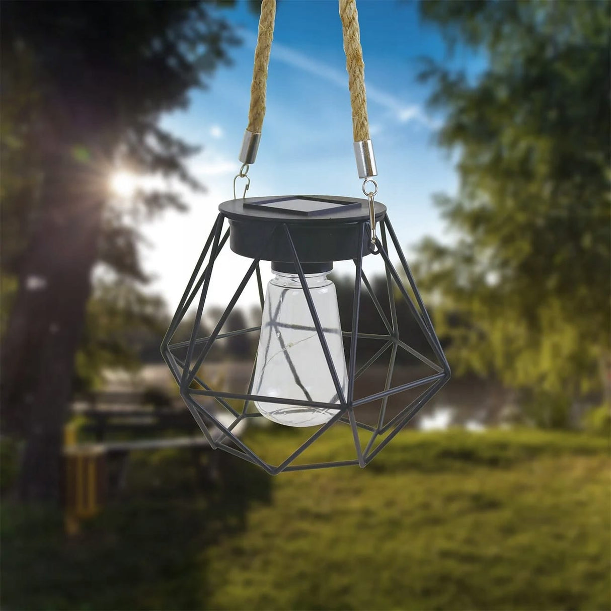 Produkt VOLTENO Pozostałe do domu Lampa solarna wisząca VOLTENO Rombo 2 Latarenka solarna 1szt 005722
