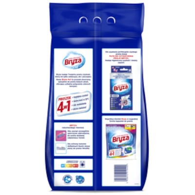 Produkt BRYZA Proszek do prania BRYZA 4w1 Białe + Kolor XXXL 130 prań 2x 8,45 kg Z00585